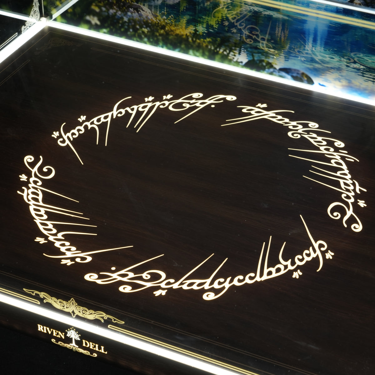 LED Light Acrylic Display Case for LEGO® 10316 RIVENDELL™ (LEGO® Set NOT Included)