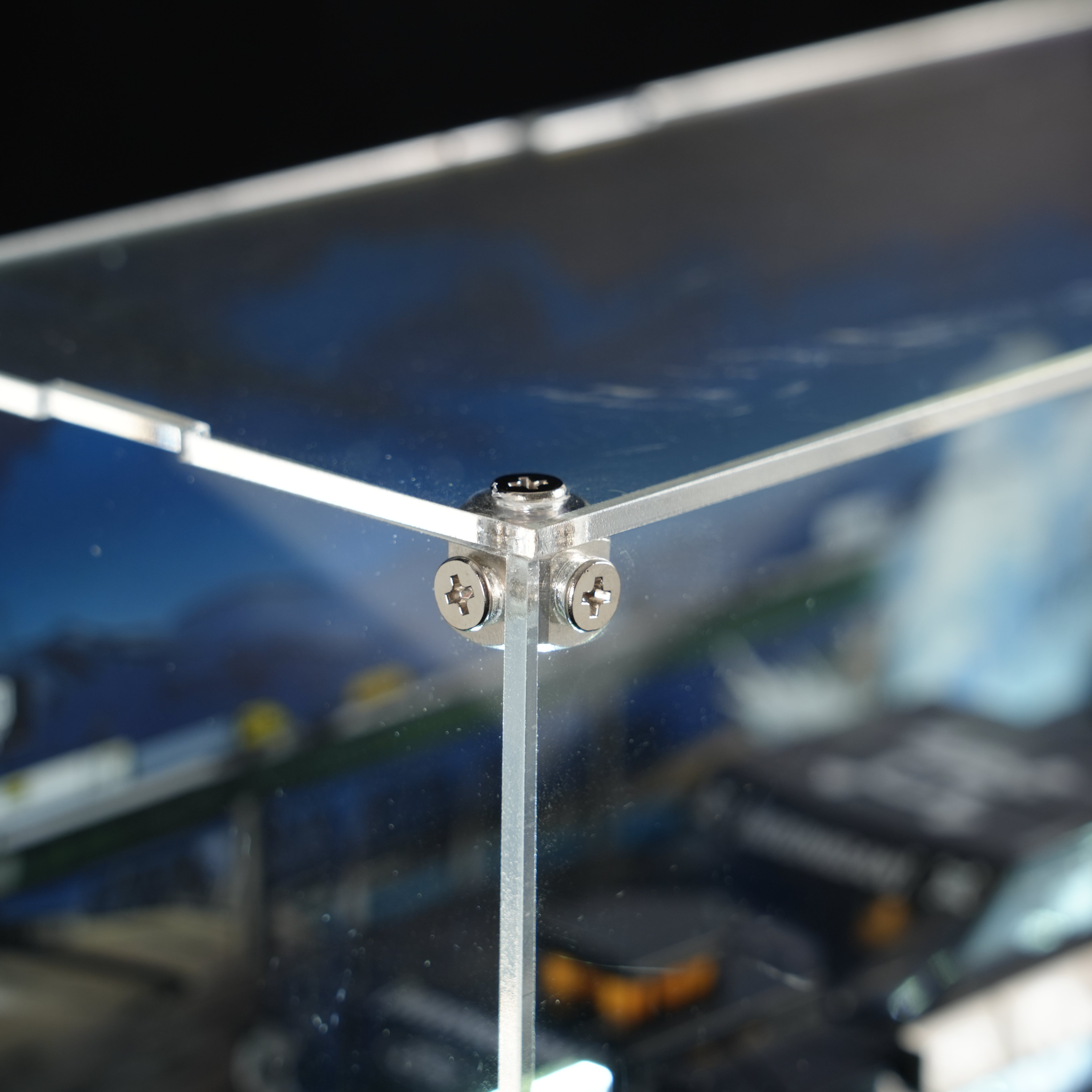 LED Light Acrylic Display Case for LEGO® Speed Champions 77262 Ken Block's '65 Ford Mustang Hoonicorn V1 (LEGO® Set NOT Include)
