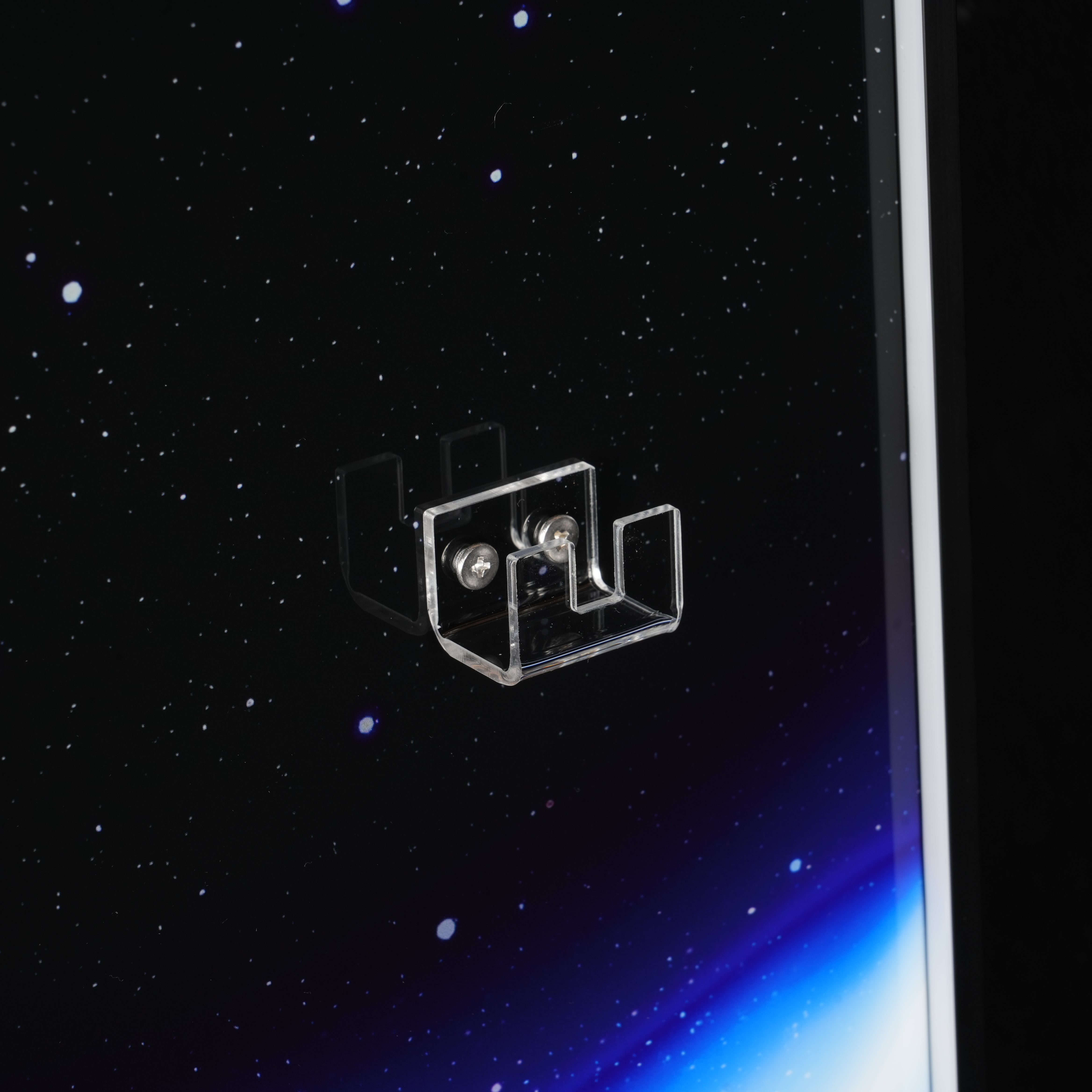 Support mural pour présentoir LEGO® 75257/75389 Star Wars Faucon Millenium/Faucon Noir (1353 pièces) (Ensemble LEGO non inclus)