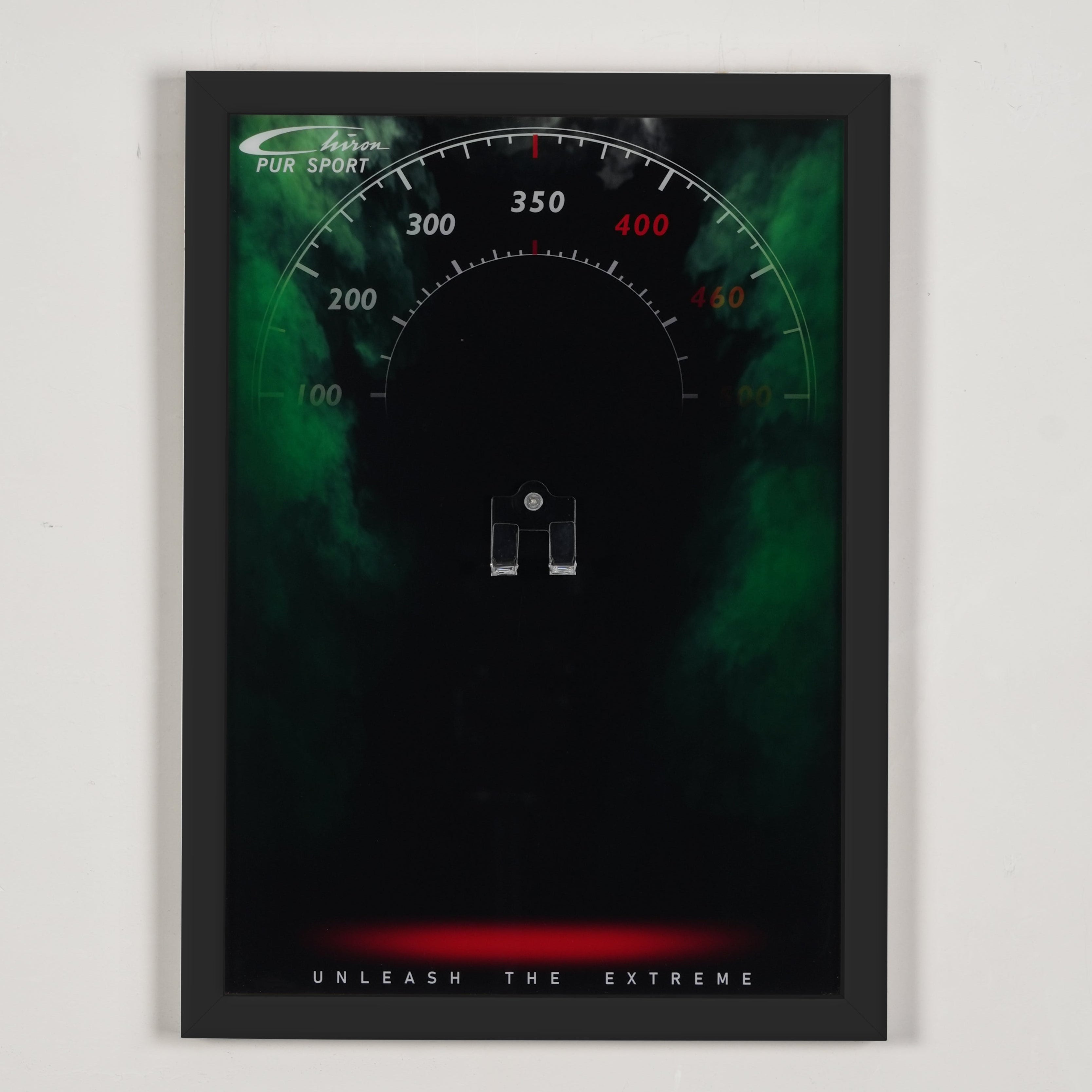 Display Wall Mount for LEGO® Technic™ 42241 Green Bugatti Chiron Pur Sport Hypercar (LEGO® Set NOT Include)
