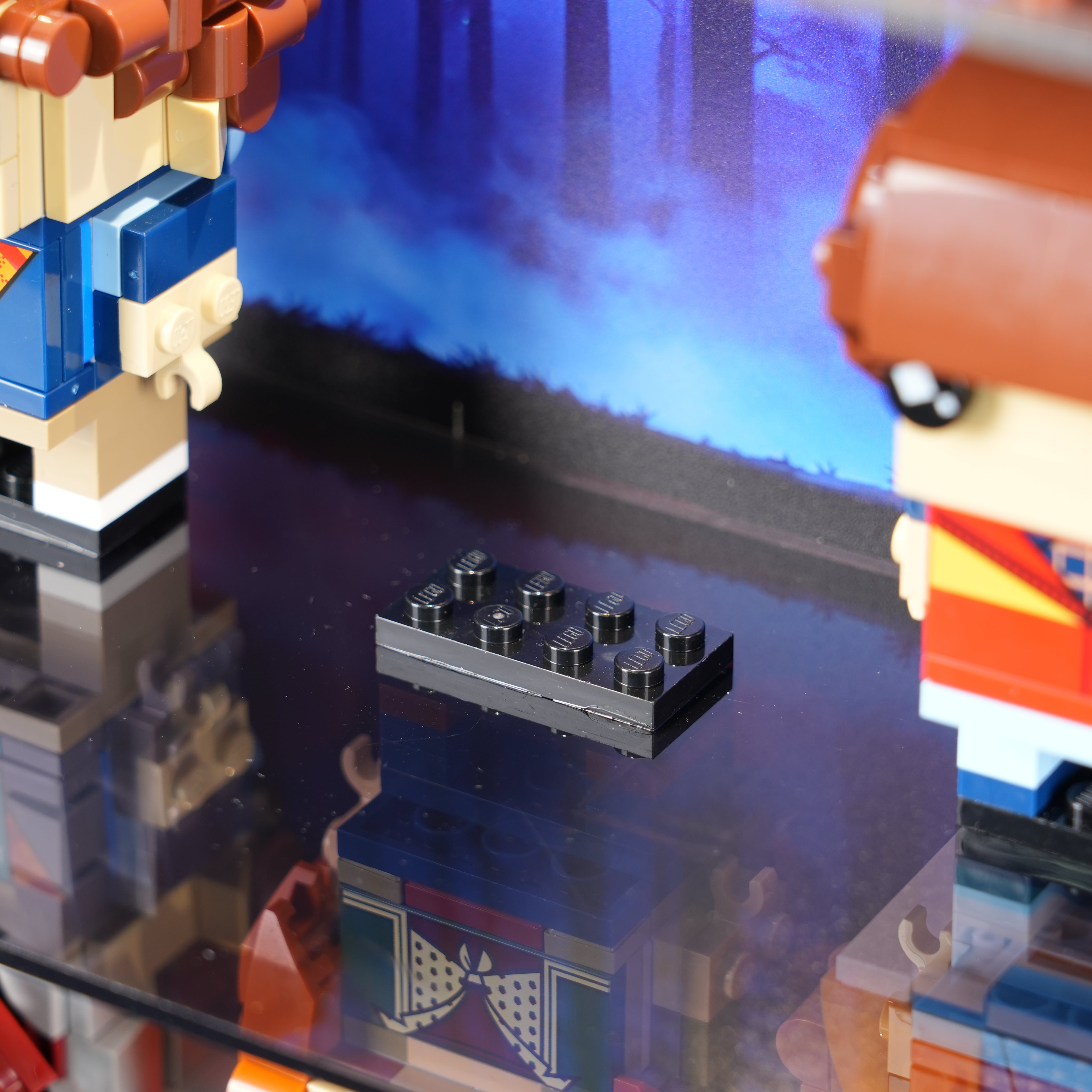 Acrylic Display Case for LEGO® BrickHeadz Stranger Things™ 40879 & 40801 Eleven, Max, Demogorgon and Holly Figure;Mike, Dustin, Lucas and Will Figures (LEGO® Set NOT Include)