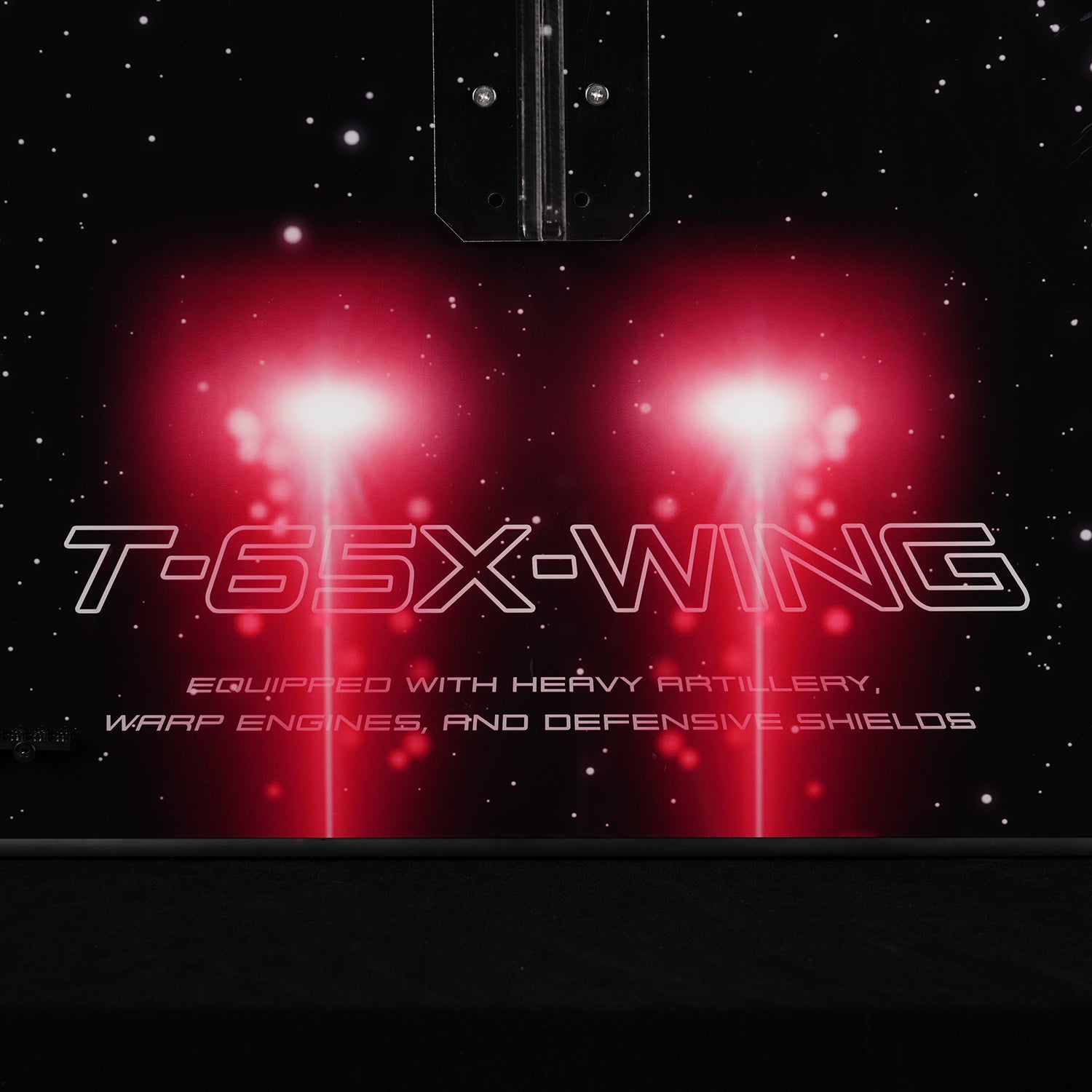 Acrylic Display Wall Mount For LEGO® Star Wars 75355 X-Wing Starfighter™ (LEGO® Set Not Included)