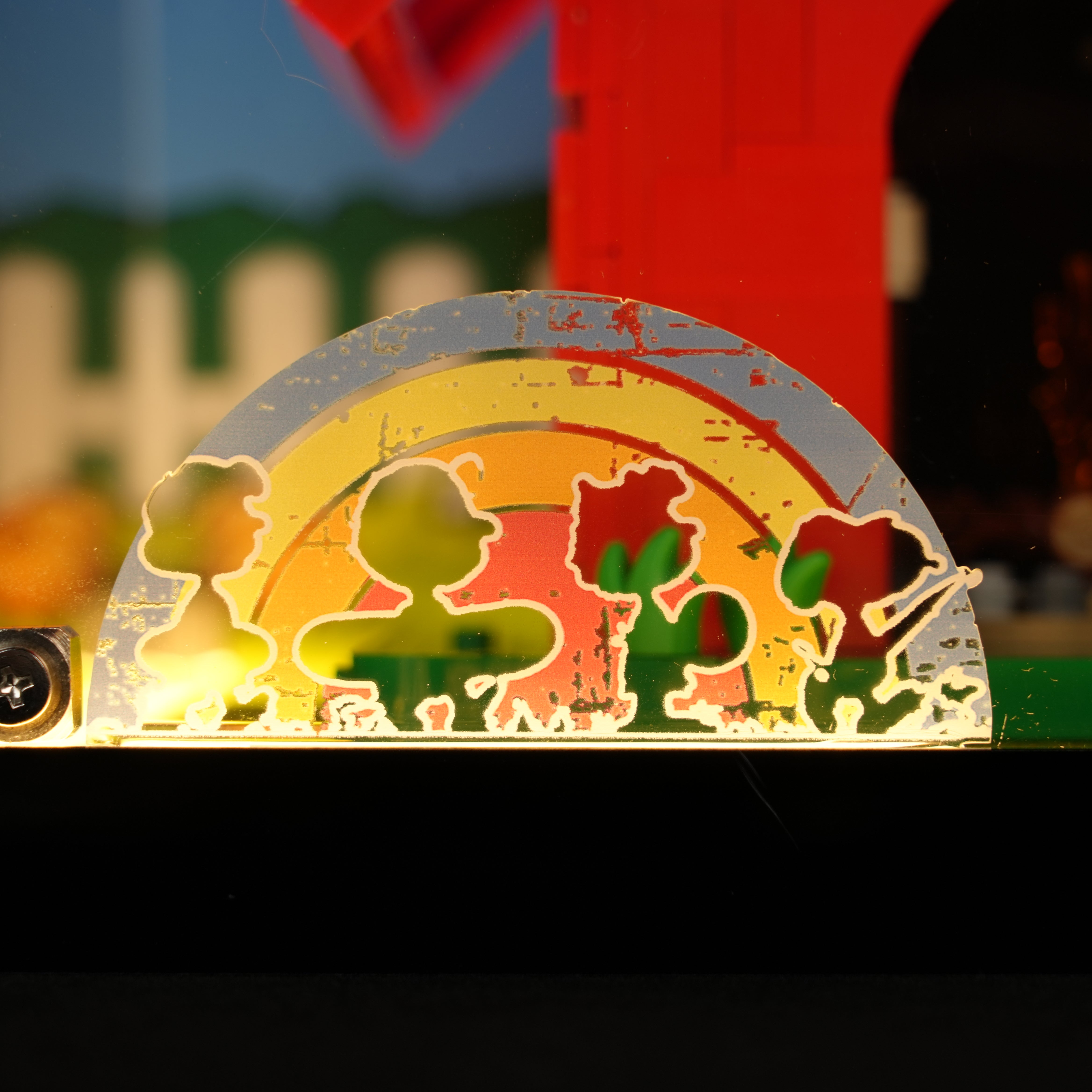 LED Light Acrylic Display Case for LEGO® Ideas 21368 Peanuts: Snoopy's Doghouse (LEGO® Set NOT Include)