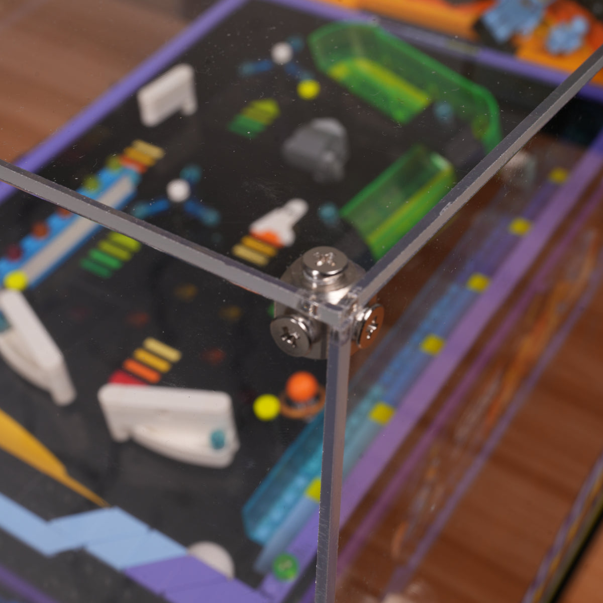 Acrylic Display Case for LEGO® Icons 11374 Arcade Pinball Machine (LEGO® Set Not Included)