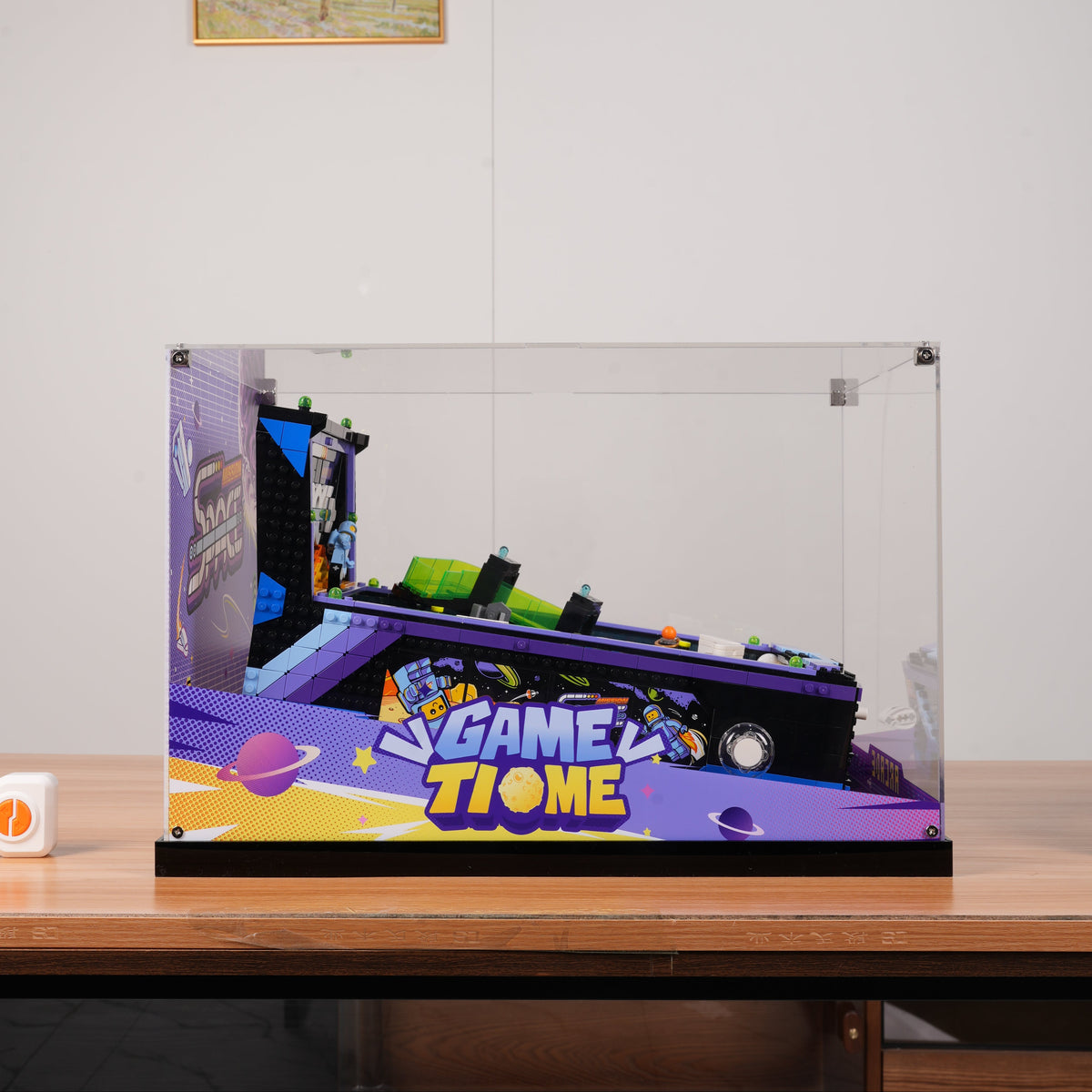 Acrylic Display Case for LEGO® Icons 11374 Arcade Pinball Machine (LEGO® Set Not Included)