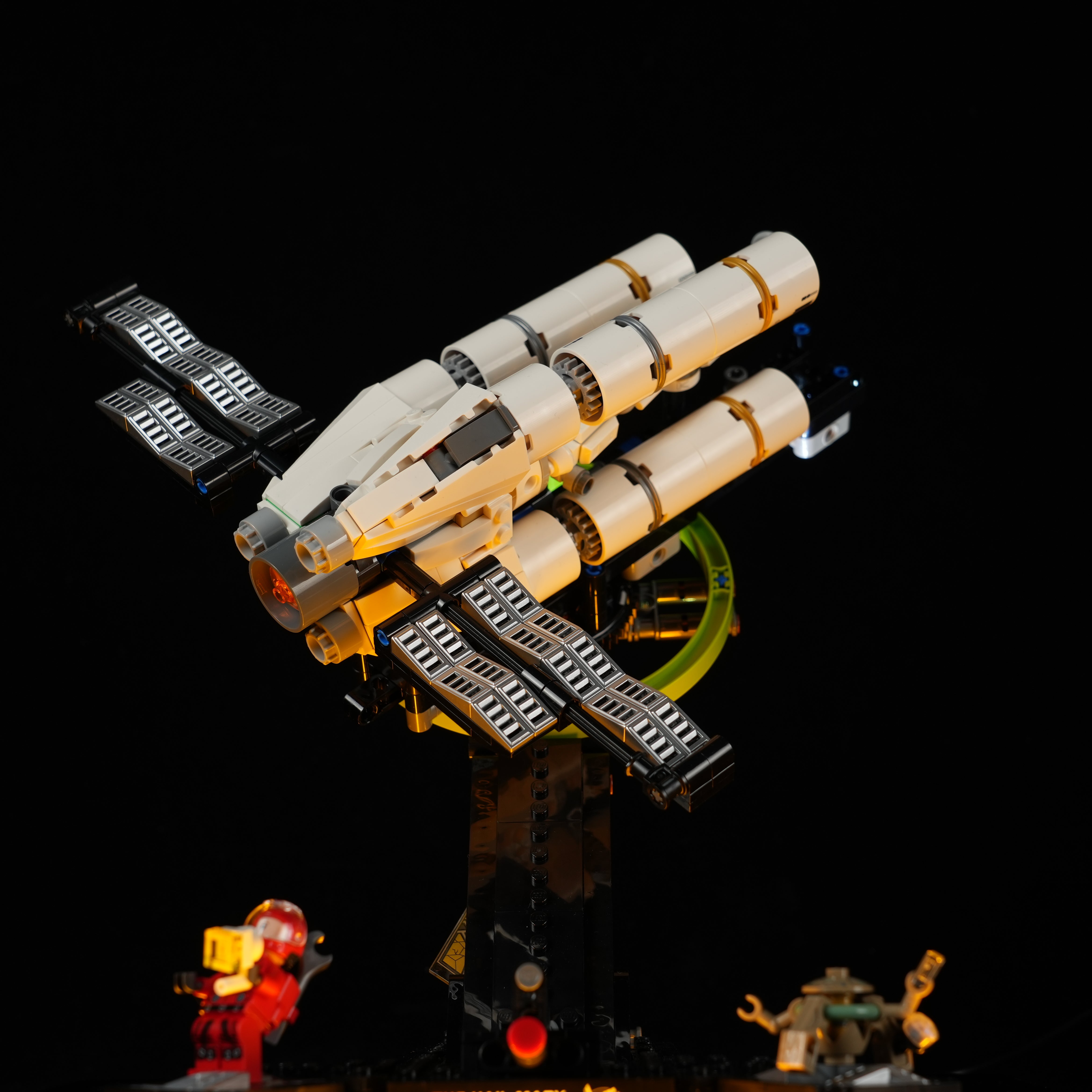 LED Light Acrylic Display Case for LEGO® Icons 11389 Project Hail Mary (LEGO® Set NOT Include)