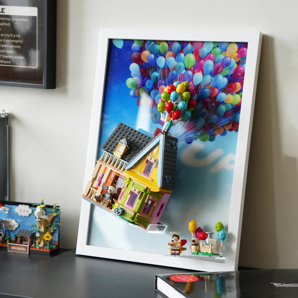 Acrylic Display Wall Mount for LEGO® Disney™ 43217 UP HOUSE (LEGO® Set NOT Include)