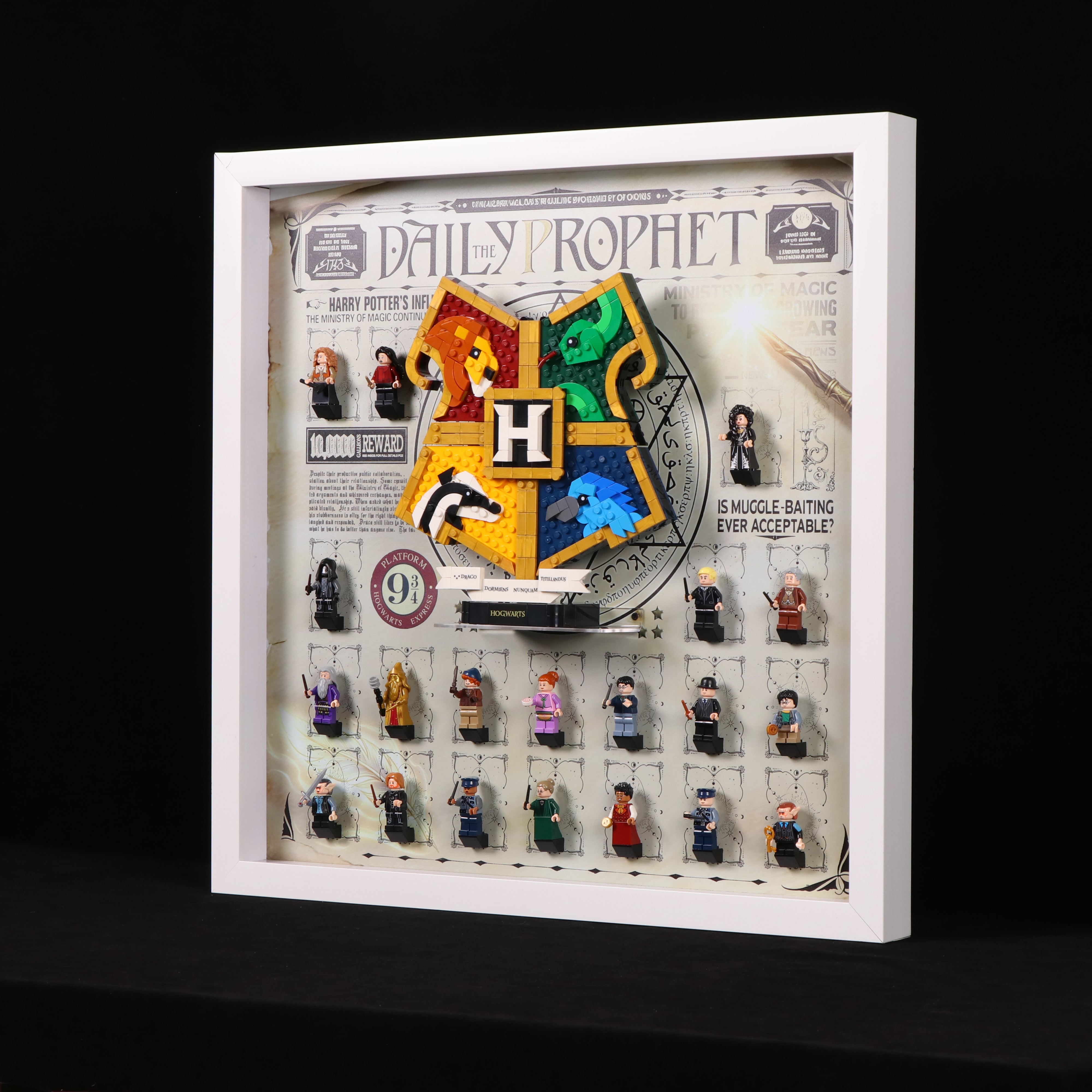 Display Wall Mount for LEGO® Harry Potter™ 76462 Hogwarts™ House Crest (LEGO® Set NOT Include)