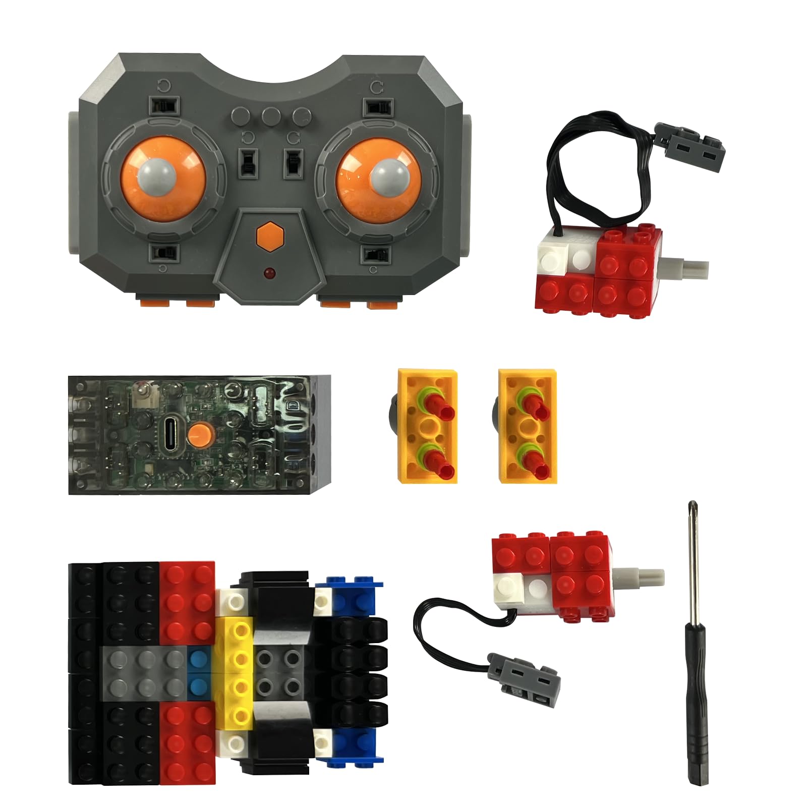 Remote Control Power Kit for LEGO 72037 Super Mario - Mario Kart – Mario & Standard Kart (LEGO Set Not Included)