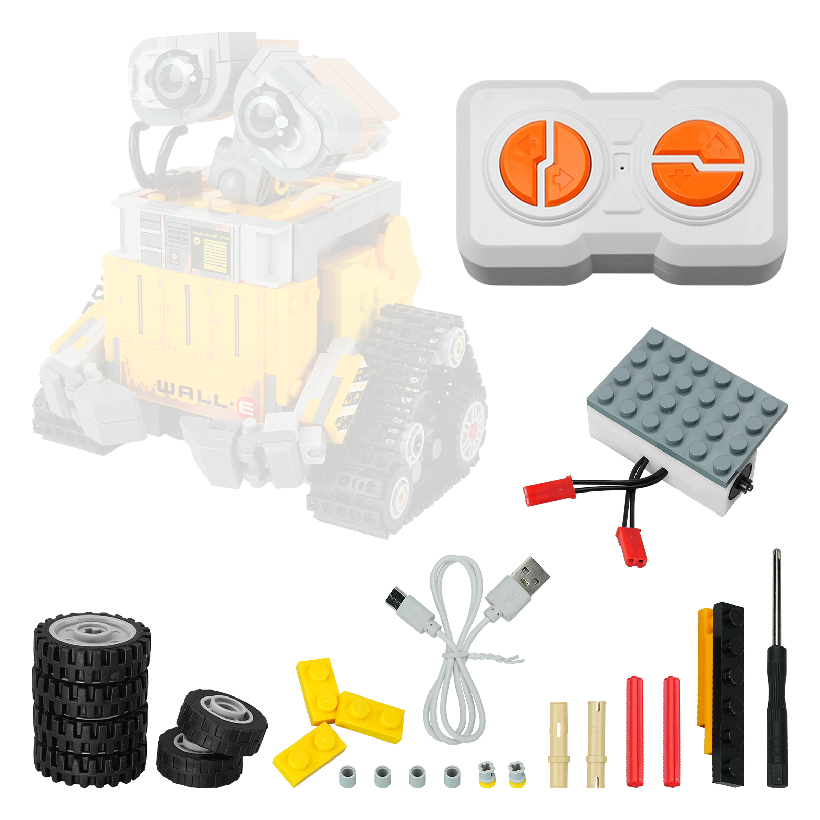 Remote Control Power Kit for LEGO® 43279 Disney WALL-E (LEGO Set Not Included)