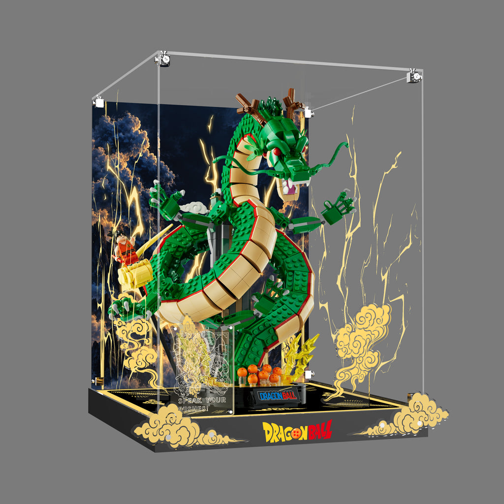 LED Light Acrylic Display Case for LEGO® Icons 11390 Dragon Ball: Shen