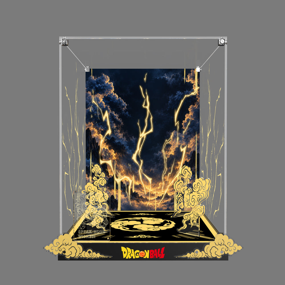 LED Light Acrylic Display Case for LEGO® Icons 11390 Dragon Ball: Shen
