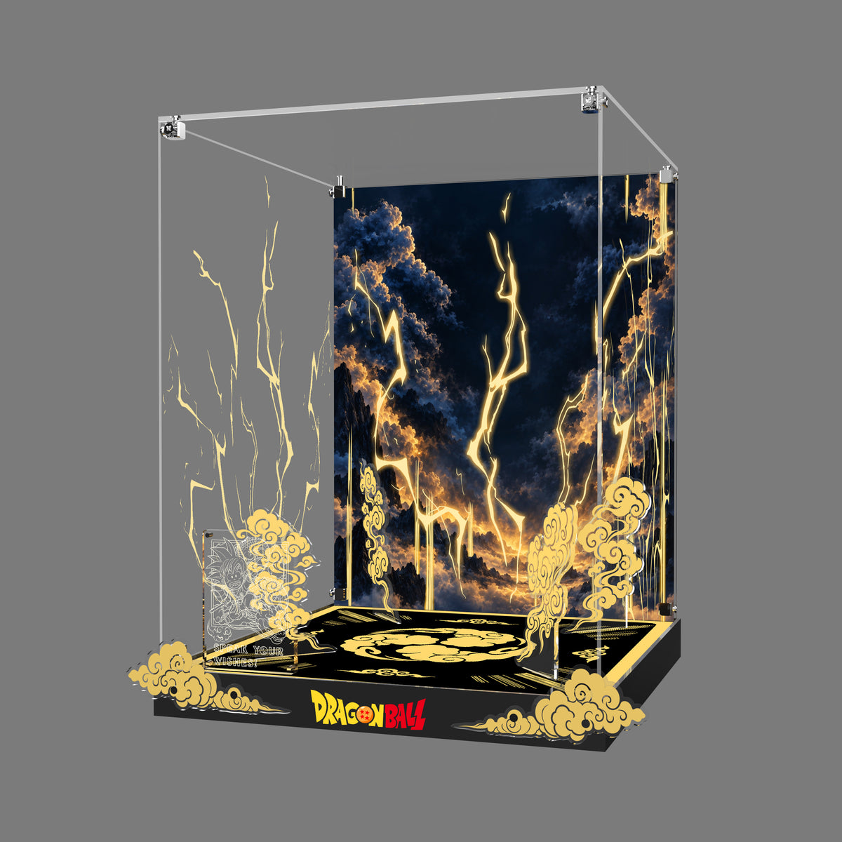 LED Light Acrylic Display Case for LEGO® Icons 11390 Dragon Ball: Shen