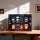 Acrylic Display Case for LEGO® BrickHeadz Stranger Things™ 40879 & 40801  Eleven, Max, Demogorgon and Holly Figure;Mike, Dustin, Lucas and Will Figures (LEGO® Set NOT Include)