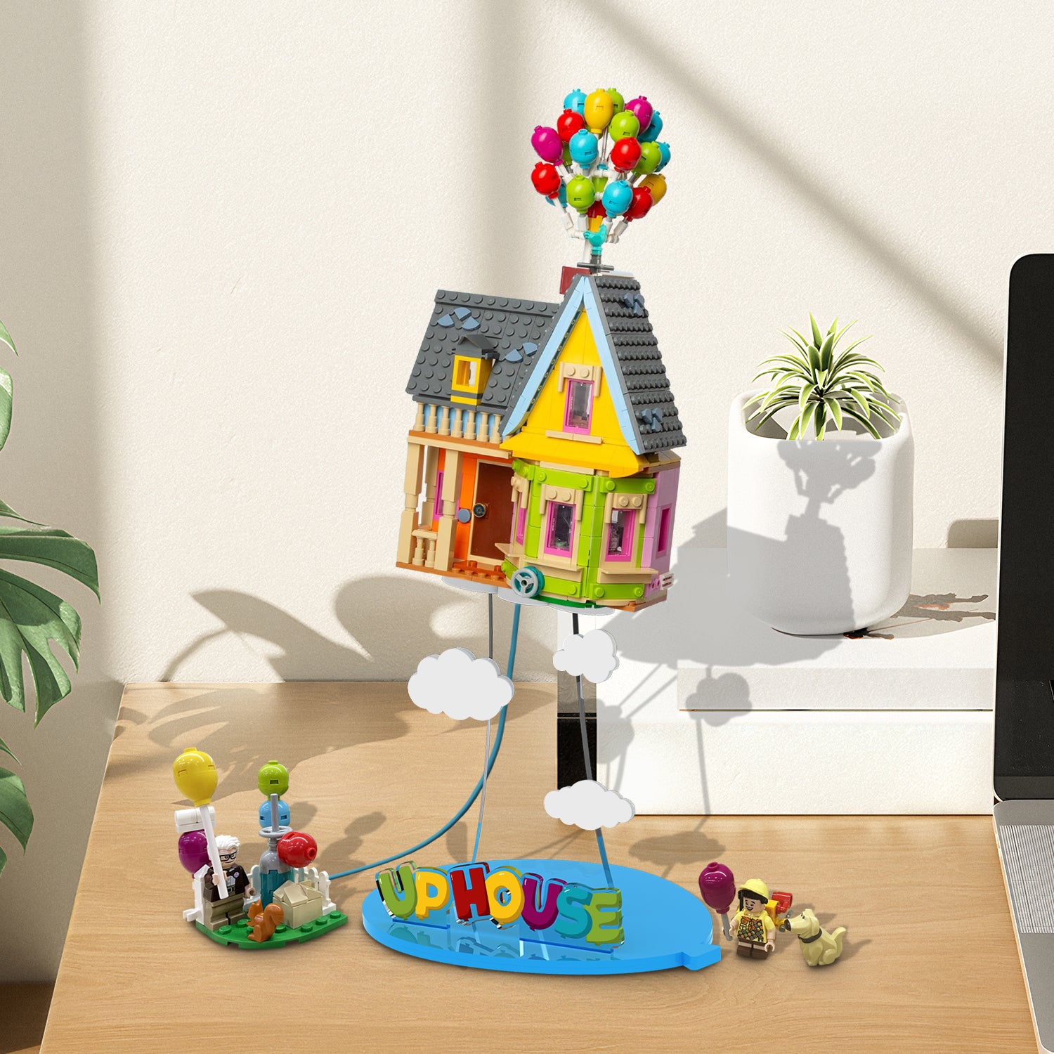 Nookbricks Acrylic Display Stand for LEGO® Disney™ Up House Building Toy Set, Display Bracket Compatible with Lego 43217  (LEGO® Set NOT Include)