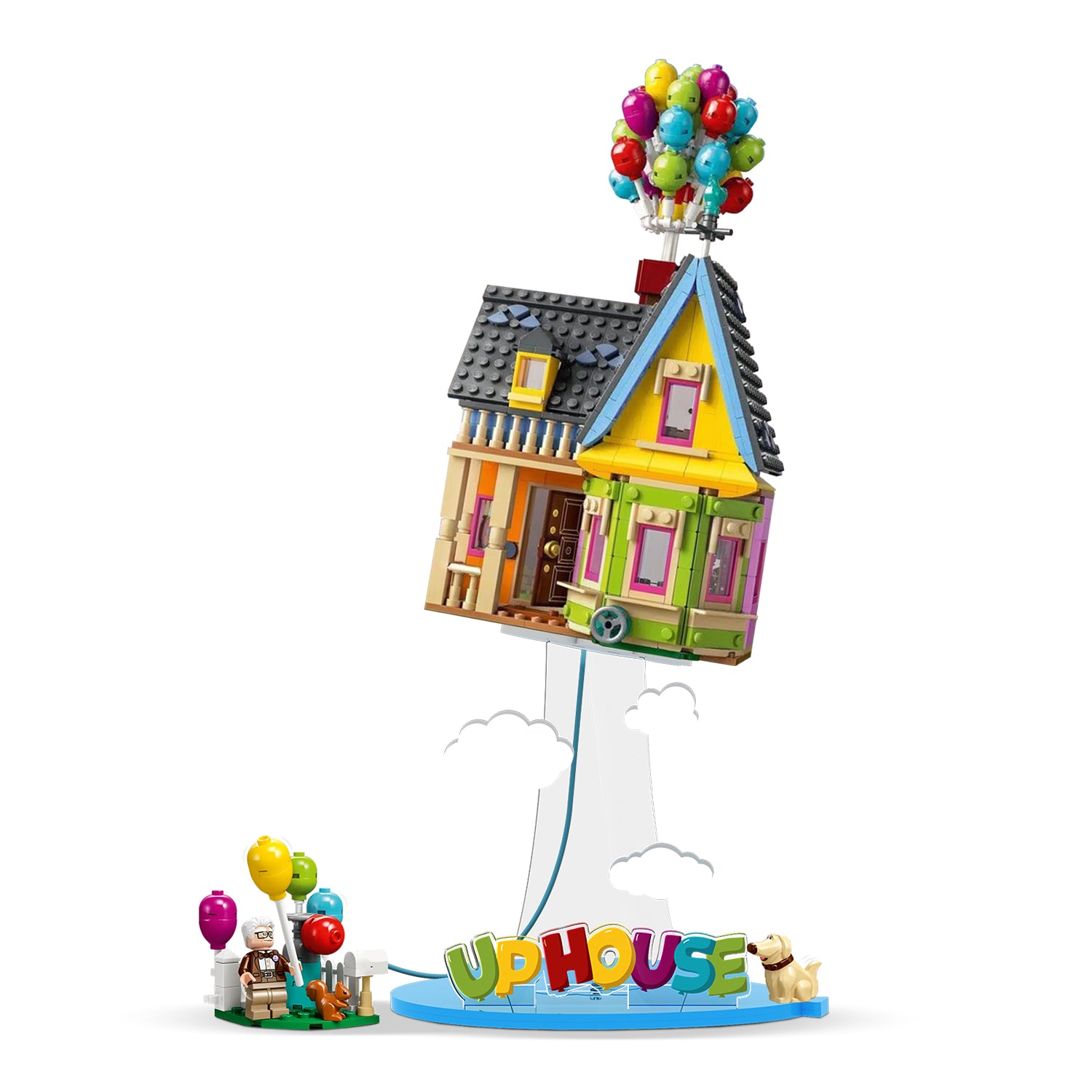 Nookbricks Acrylic Display Stand for LEGO® Disney™ Up House Building Toy Set, Display Bracket Compatible with Lego 43217  (LEGO® Set NOT Include)