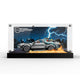 LookBricks Acrylic Display Case for LEGO® Speed Champions 77256 Time Machine from Back to the Future  (LEGO® Set NOT Include)