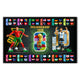 Acrylic Display Wall Mount for LEGO® Editions 43015  Lionel Messi +43032 FIFA World Cup + 43016 Cristiano Ronaldo.  3 in 1 (LEGO® Set Not Included).