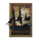 Display Wall Mount for LEGO® Icons 10365 Captain Jack Sparrow's Pirate Ship ( LEGO® Set Not Included)