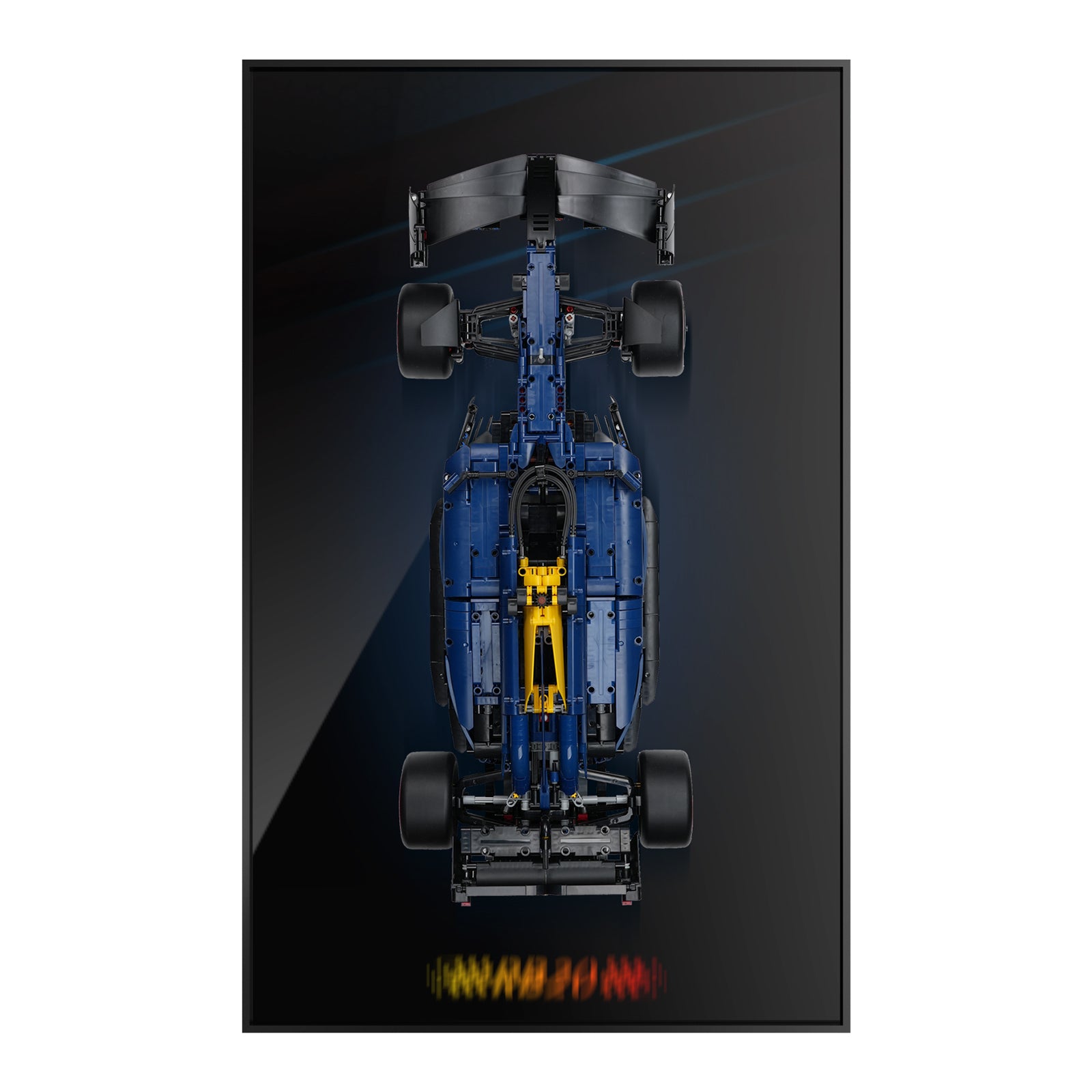 Acrylic Display Wall Mount for Lego 42206 Technic Oracle Red Bull Racing RB20 F1 Car (Lego set Not Included)
