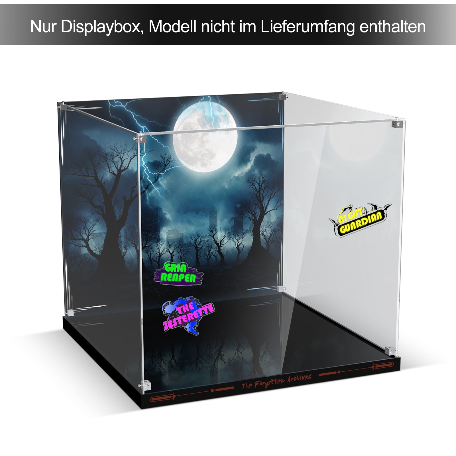 Acrylic Display Case for Lego Batman 76300 Arkham Asylum (Lego set Not included)