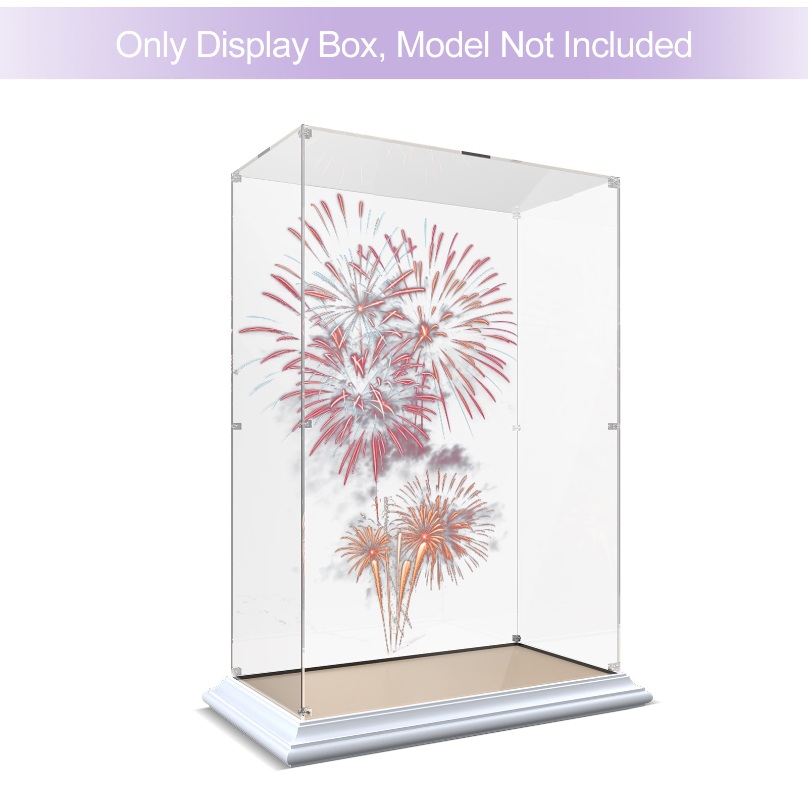 Acrylic Display Case for Lego Beauty and The Beast Castle Building Set 43263 (Box Only, No Model) (Box Only, No Model)