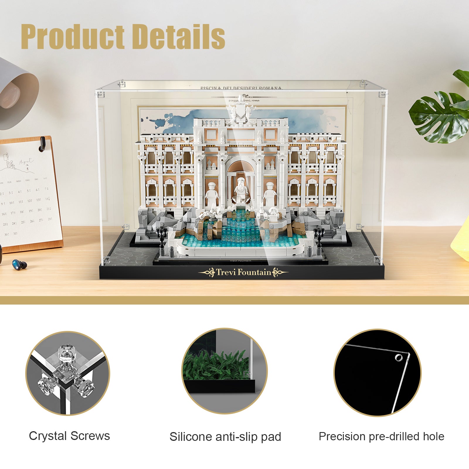 Acrylic Display Case for Lego Twilight The Cullen House 21354 (Box Only, No Model)