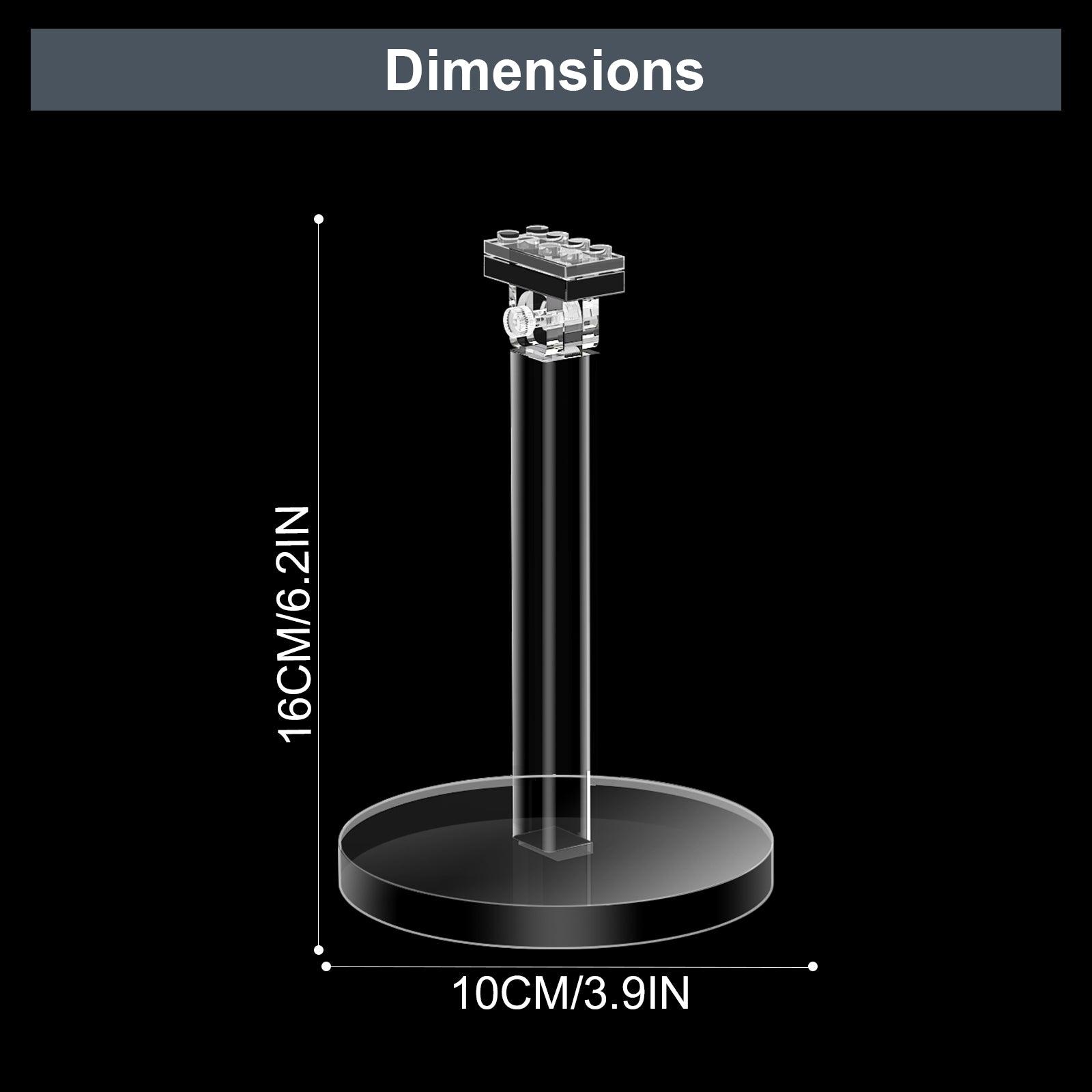 Universal Acrylic Display Stand for Lego Star Wars Spaceship