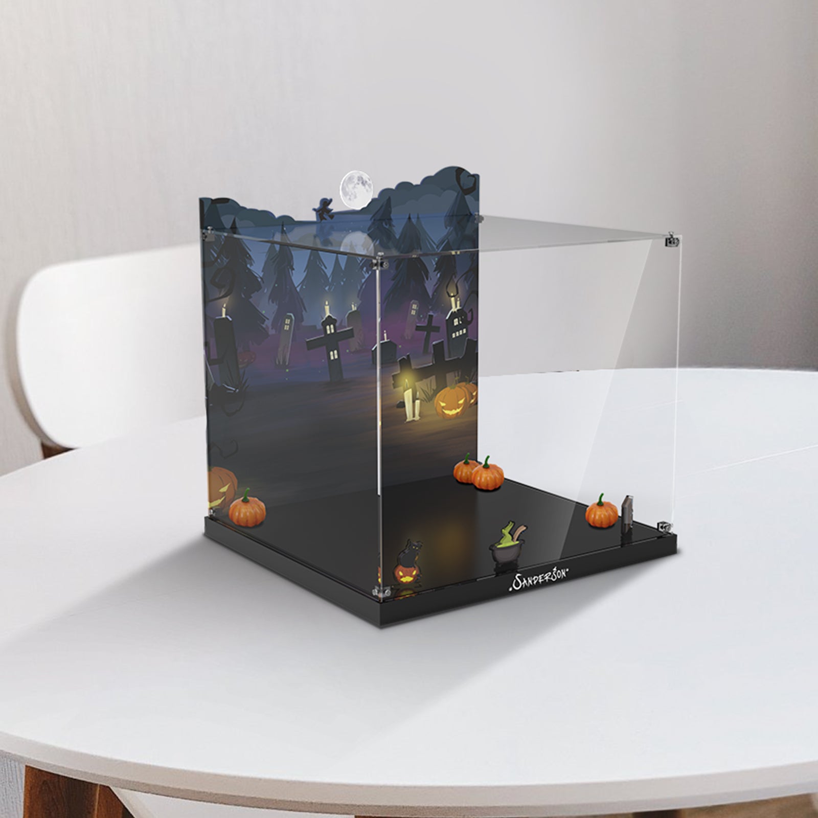 Acrylic Display Case for Lego Ideas Hocus Pocus The Sanderson Sister's Cottage 21341 (Box Only, No Model)