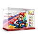Acryl-Vitrine für LEGO® 72037 Mario Kart – Mario & Standard-Kart (LEGO-Set NICHT enthalten)