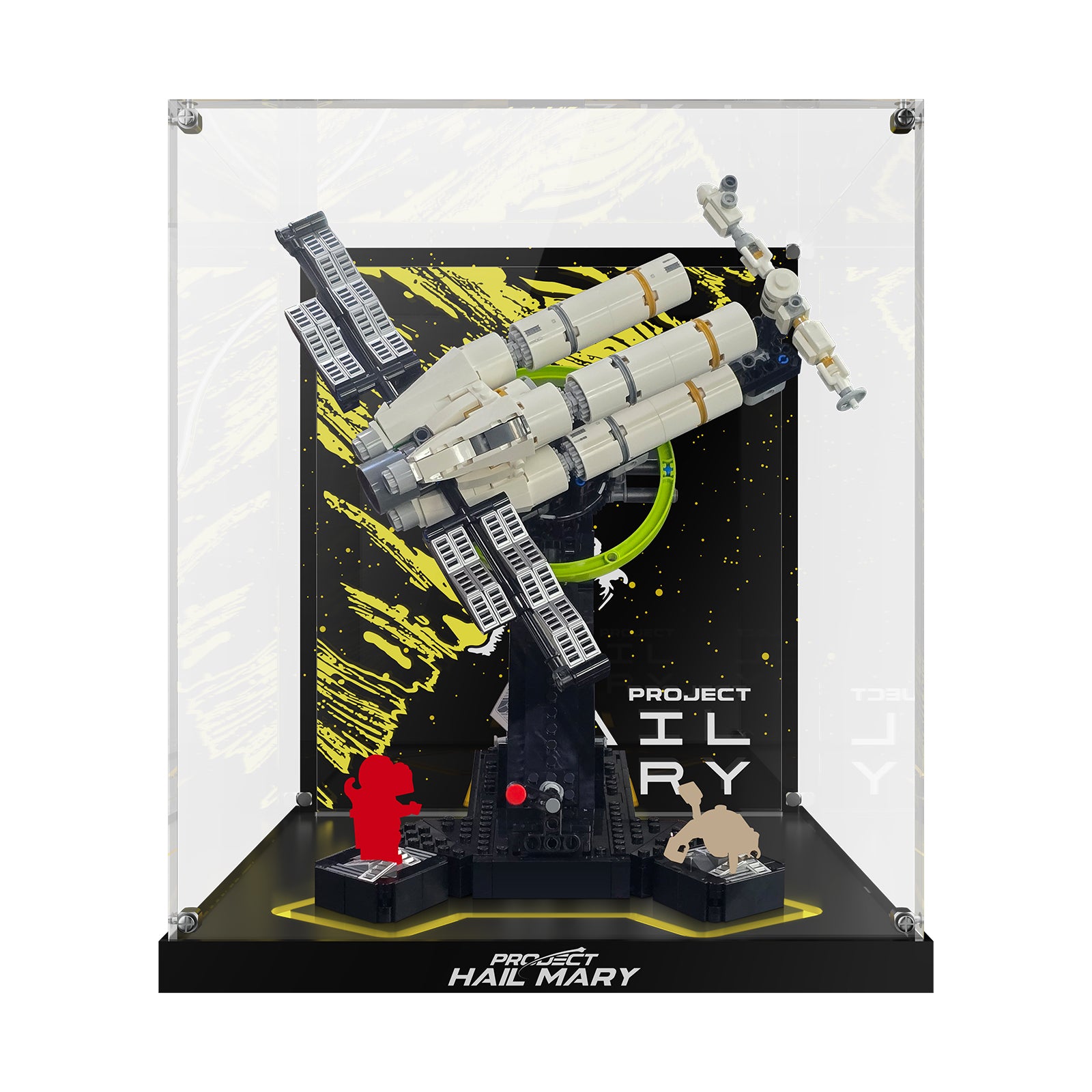 LED Light Acrylic Display Case for LEGO® Icons 11389 Project Hail Mary (LEGO® Set NOT Include)