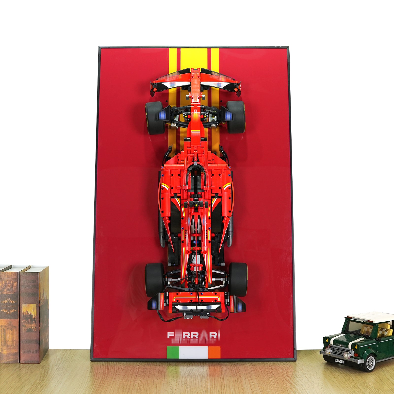 Display Wall Mount for Lego 42207 Technic Ferrari SF-24 F1 Car (Lego Set Not Included)