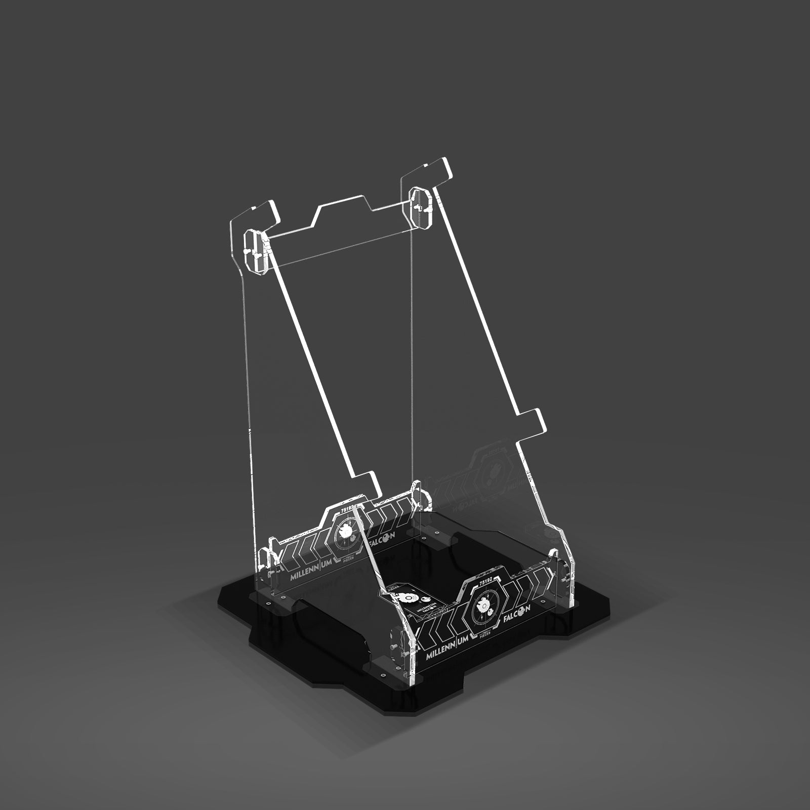 New Upgraded Version Acrylic Display Stand for LEGO® 75192 Star Wars™ Ultimate Millennium Falcon (LEGO® Set NOT Include)