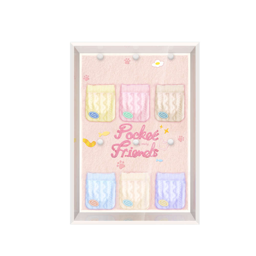 Acrylic Display Frame for POP MART® Baby Molly "Pocket Friends Series" (Model Not Included)