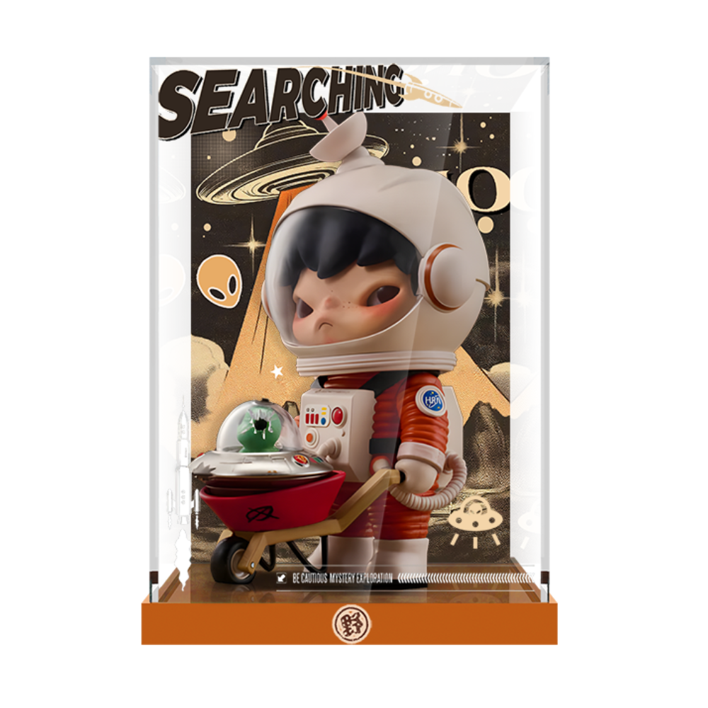 Acrylic Display Case for POP MART® Hirono “Search for Aliens Figurine“   (Model Not Included)