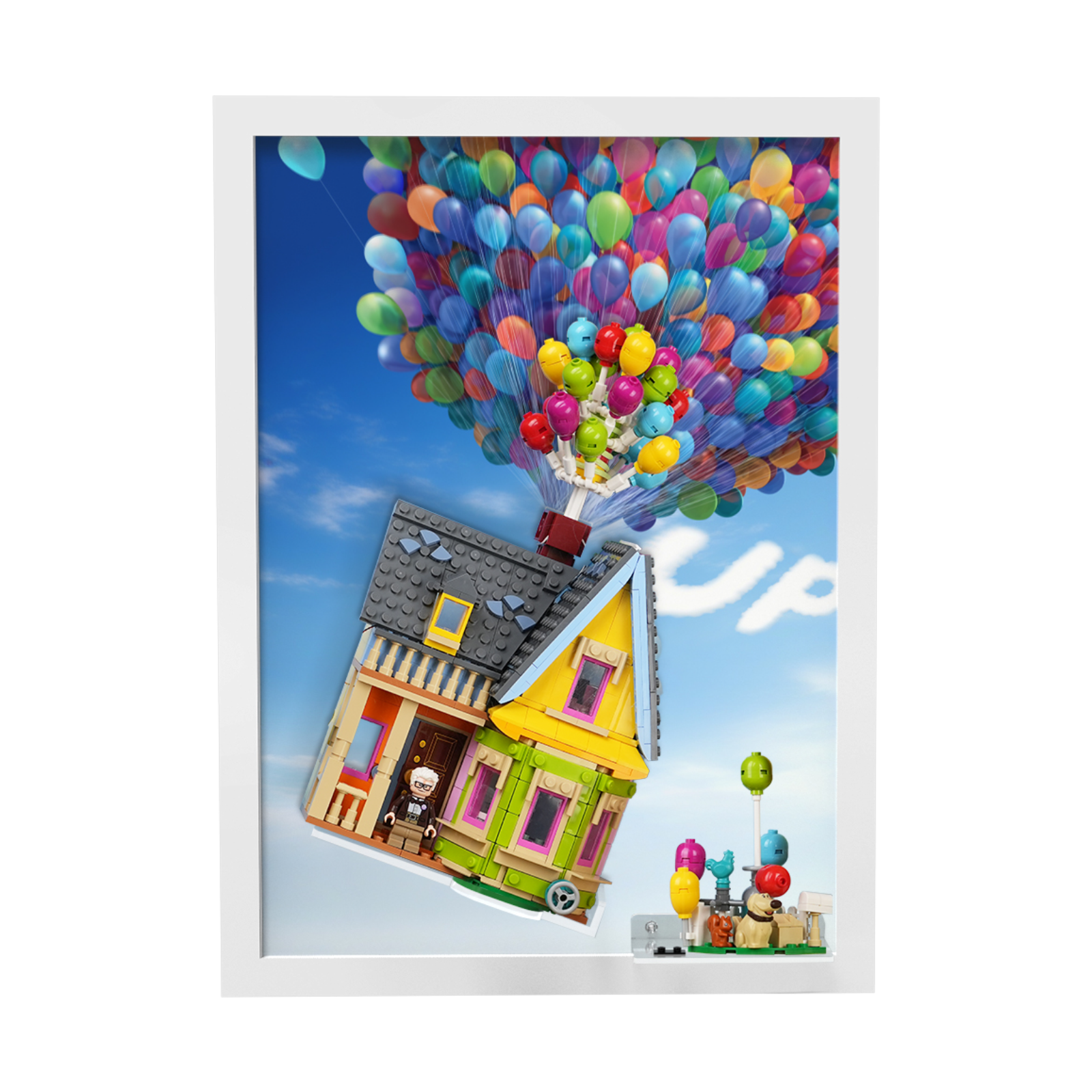 Acrylic Display Wall Mount for Lego Disney 43217 UP HOUSE (Lego set Not Included)