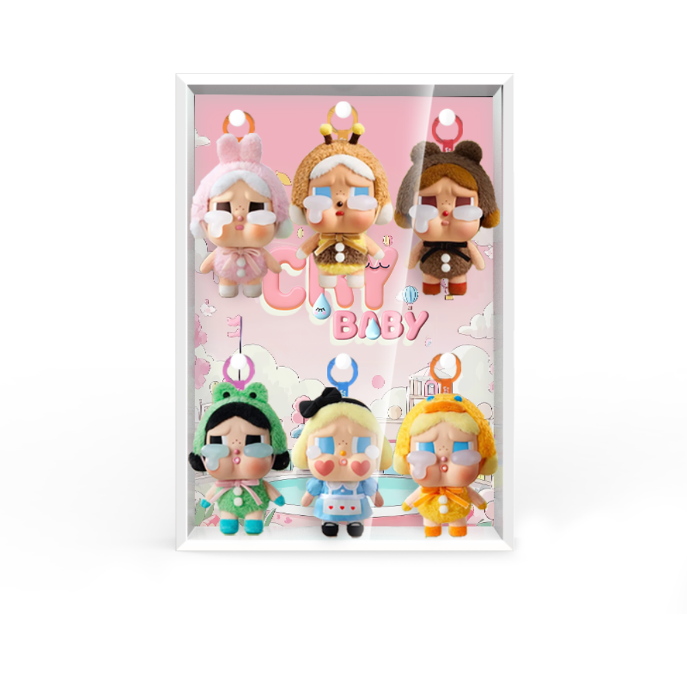 Acrylic Display Frame for POP MART® CRYBABY "Crying Again Series"  (Model Not Included).