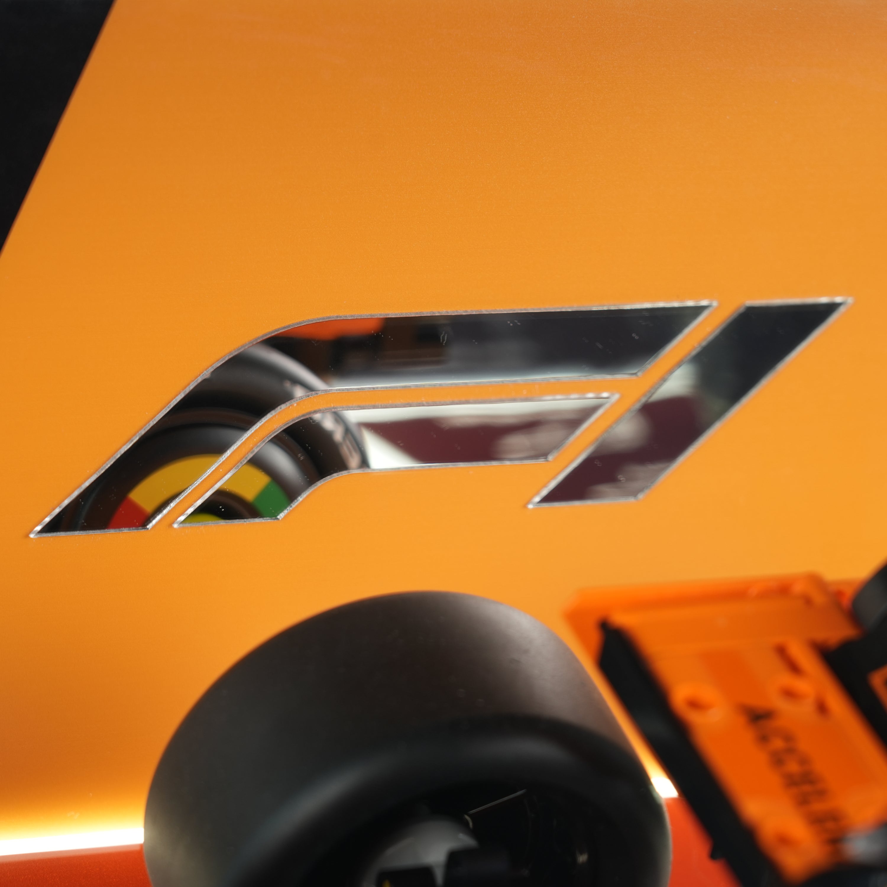 LED Light Acrylic Display Case for LEGO® Technic™ 42228 McLaren MCL39 F1 Car(LEGO® Set NOT Include)