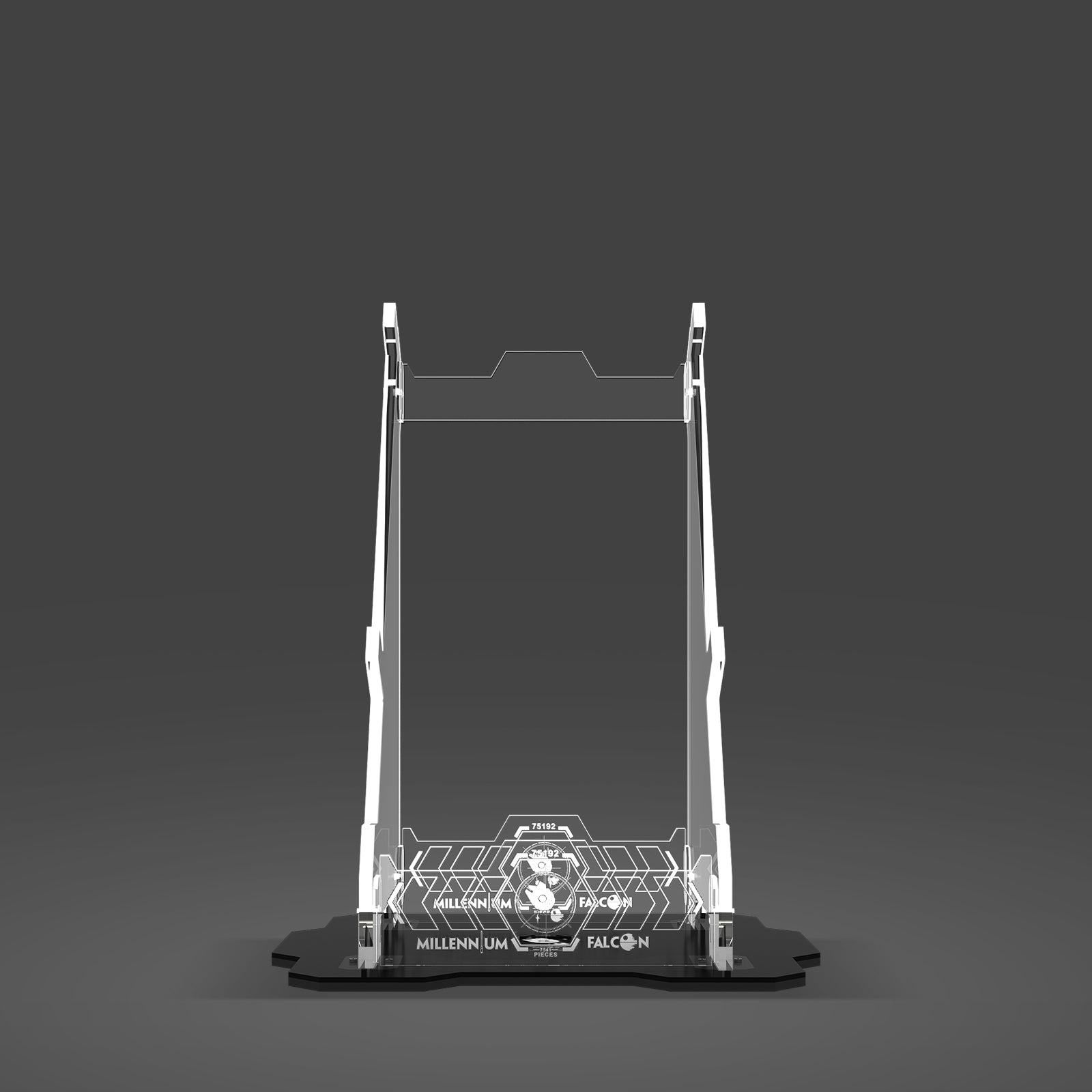 New Upgraded Version Acrylic Display Stand for LEGO® 75192 Star Wars™ Ultimate Millennium Falcon (LEGO® Set NOT Include)