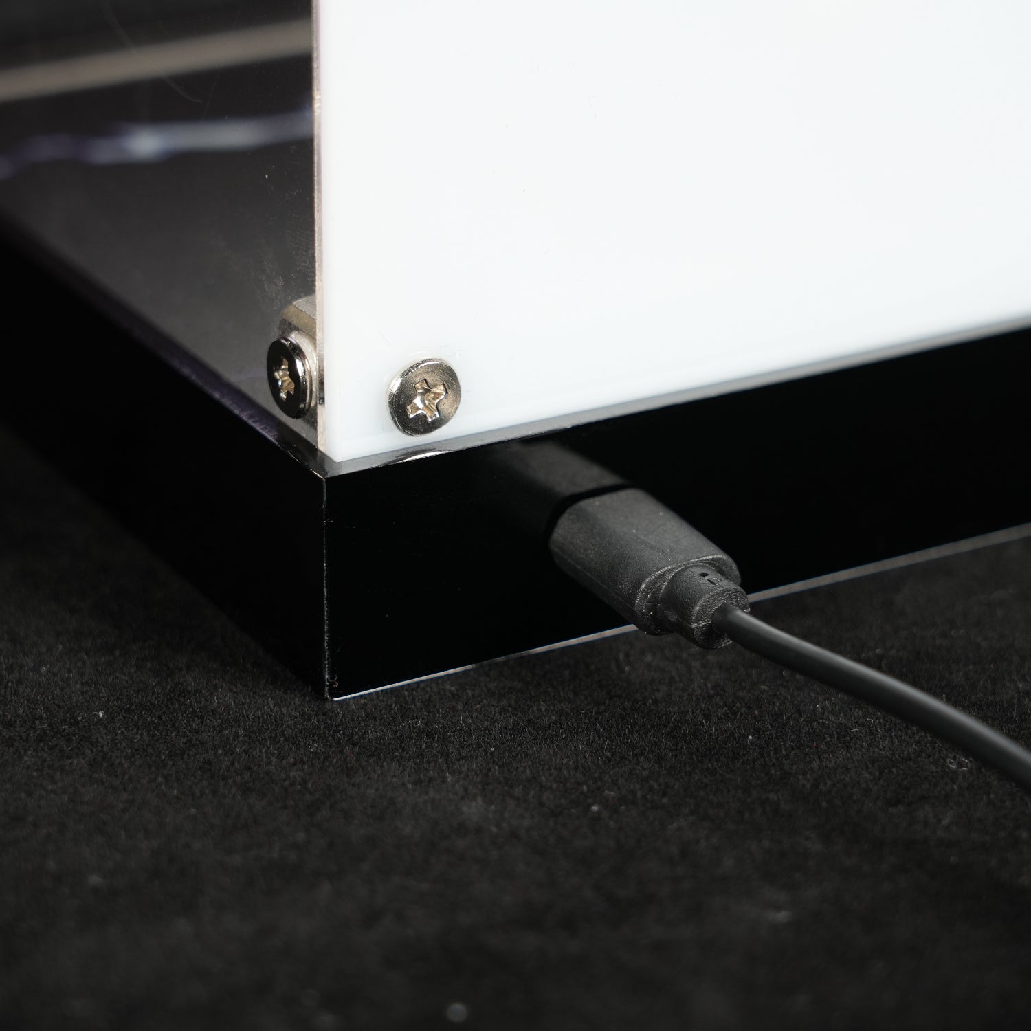 LED Light Acrylic Display Case for LEGO® Disney™ 77255 Lightning McQueen (LEGO® Set Not Included).