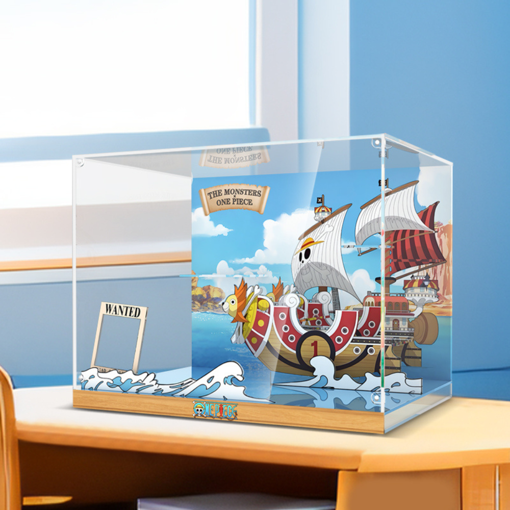 Acrylic Display Case for POP MART® “THE MONSTERS × One Piece Series Figures“ Scene  (Model Not Included)