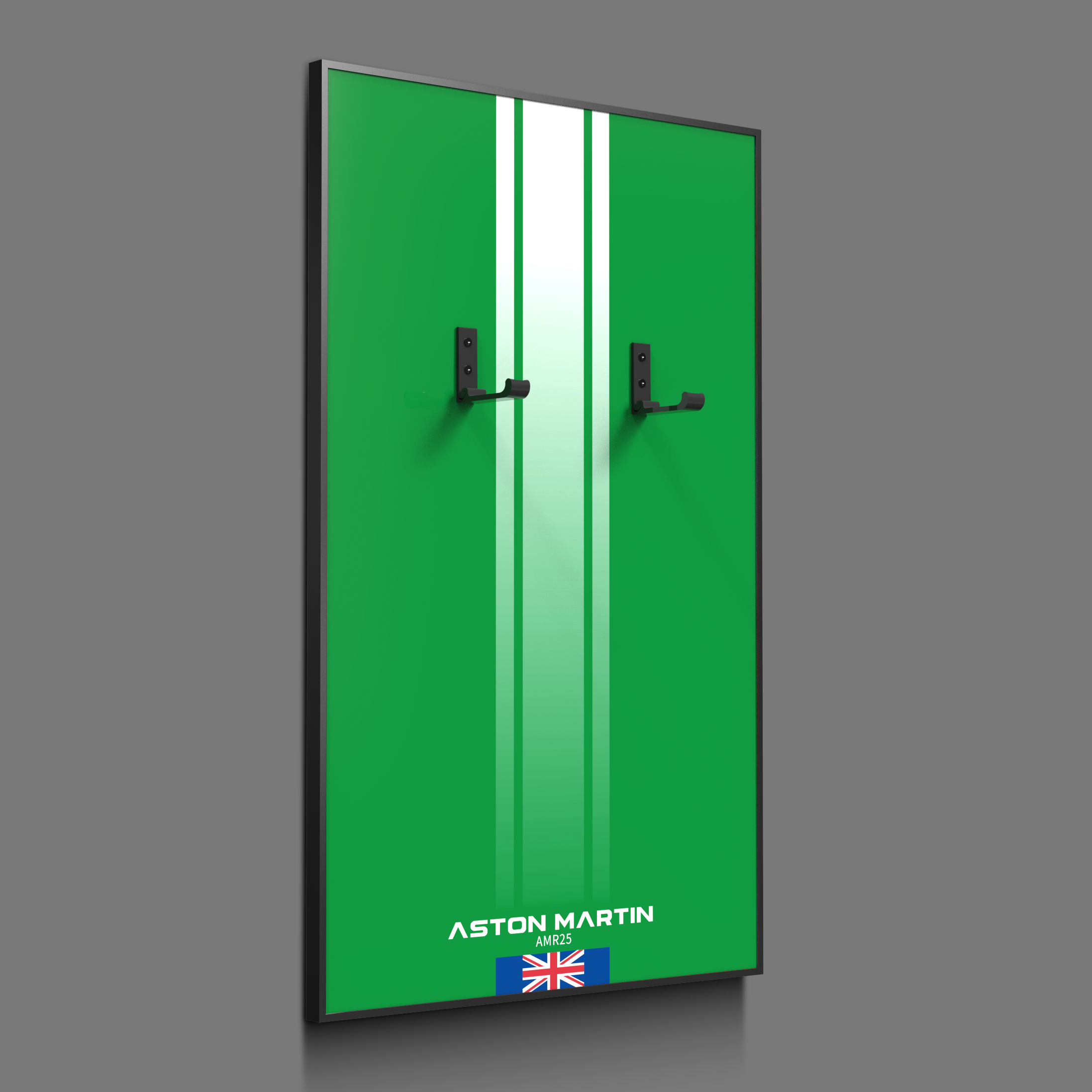 Acrylic Display Wall Mount for LEGO® Technic 42240 Aston Martin Aramco AMR25 F1® Car (LEGO® Set NOT Include)