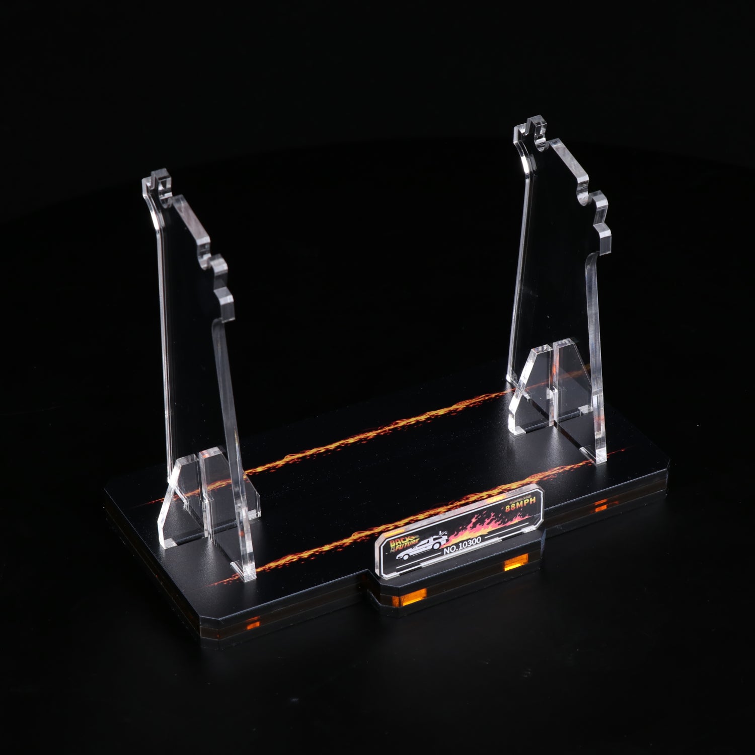 Acrylic Display Stand for LEGO® Icons 10300 Back to the Future (LEGO® Set NOT Include)