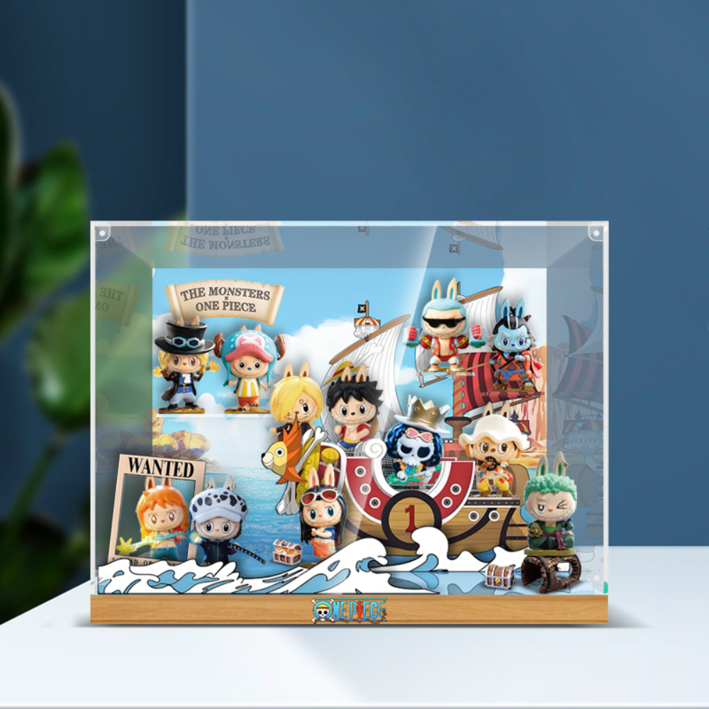 Acrylic Display Case for POP MART® “THE MONSTERS × One Piece Series Figures“ Scene  (Model Not Included)