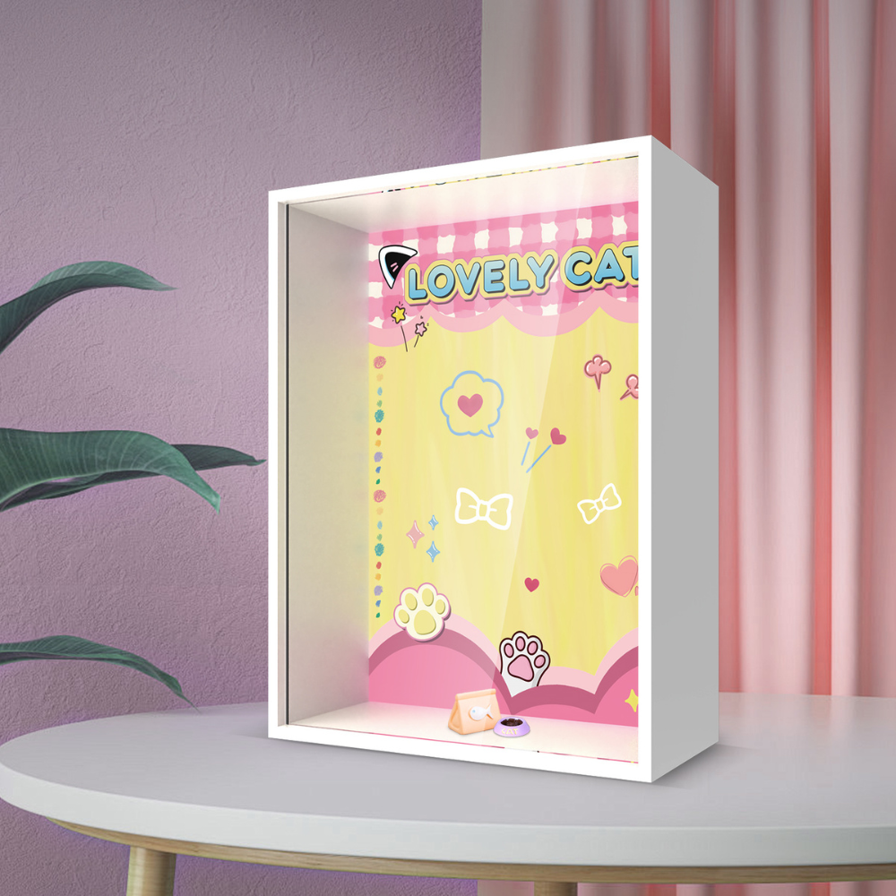 Acrylic Display Frame for POP MART® MOLLY "Action Figure Series" (Model Not Included)