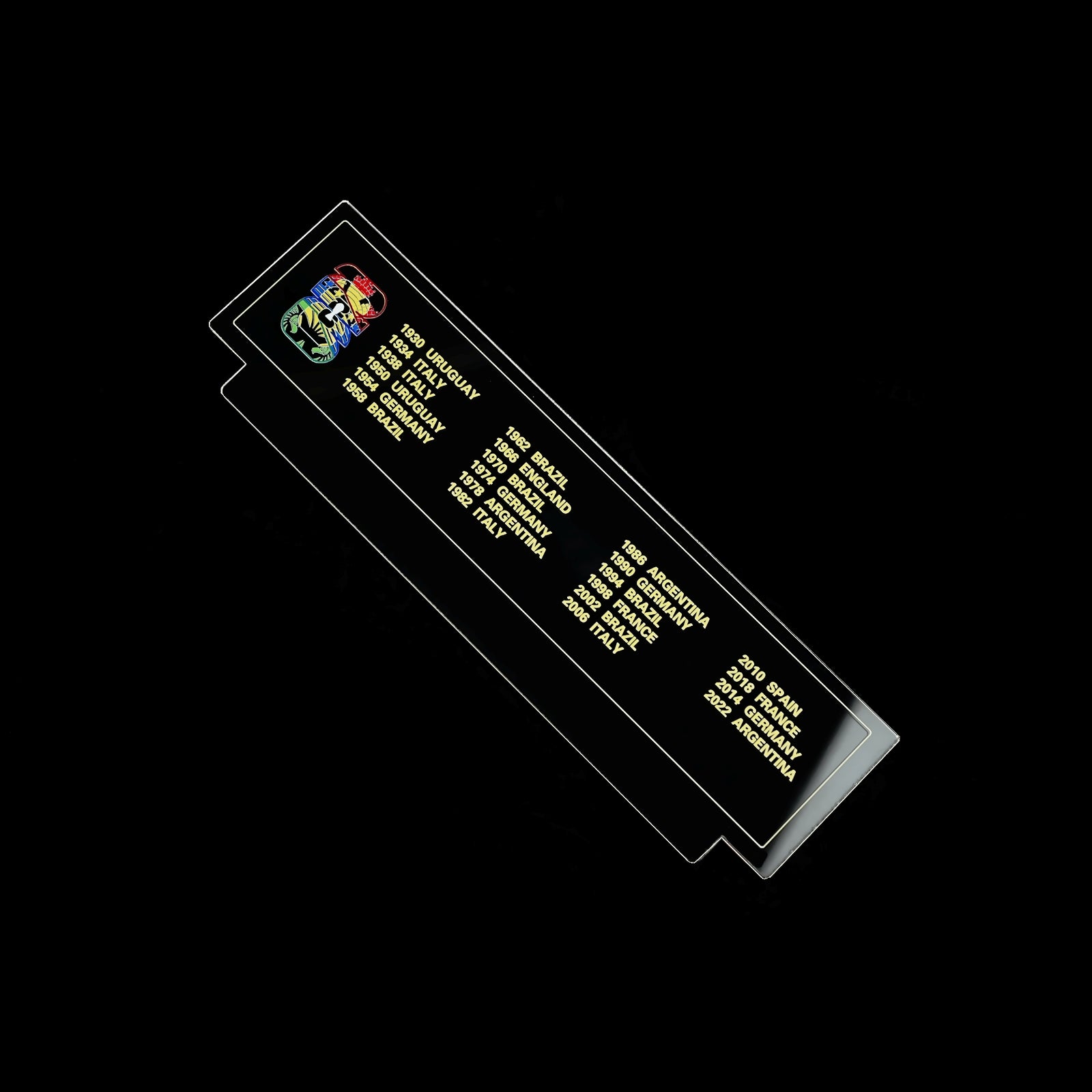 LED Light Acrylic Display Case for LEGO® Editions 43020 FIFA World Cup™ Official Trophy (LEGO® Set Not Included).