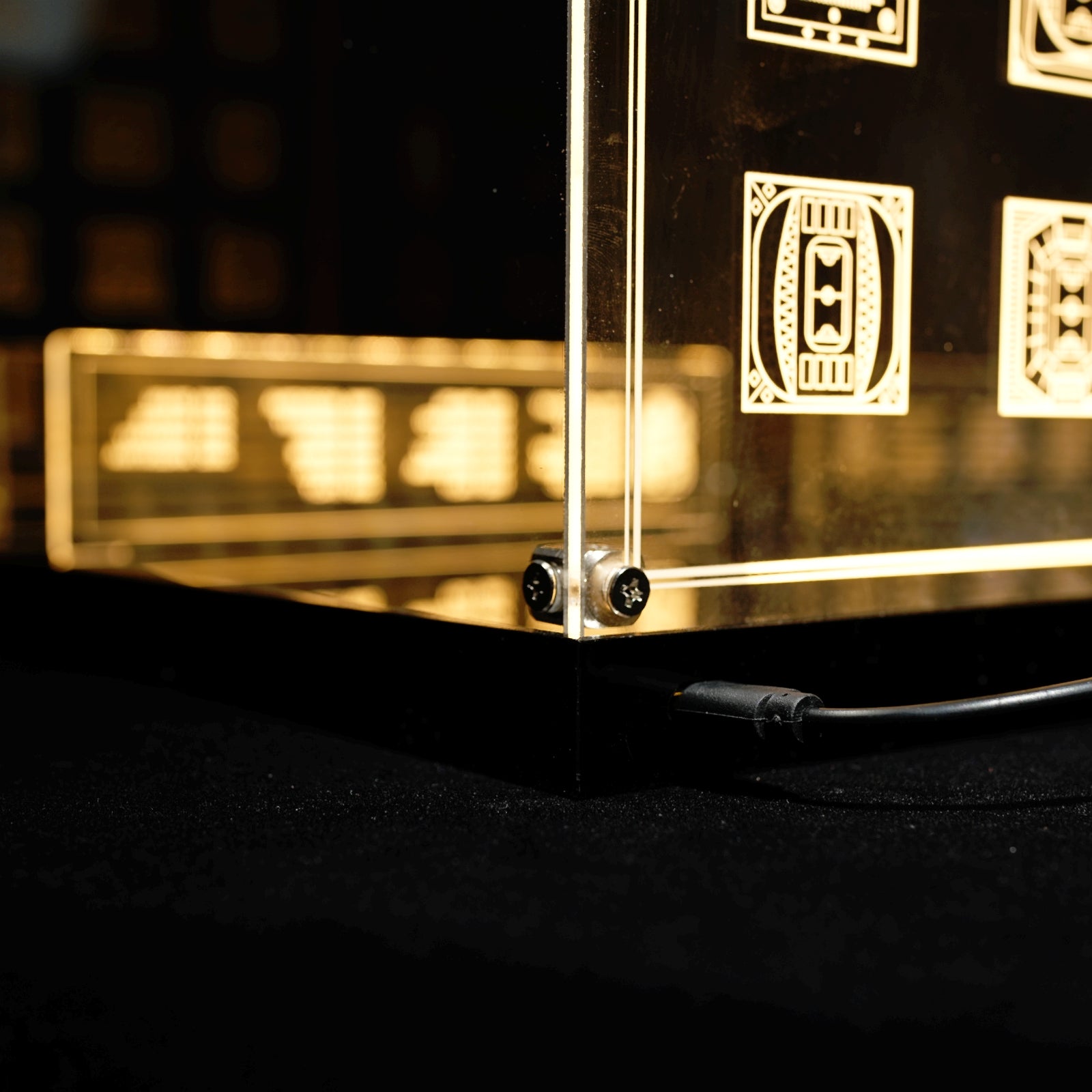 LED Light Acrylic Display Case for LEGO® Editions 43020 FIFA World Cup™ Official Trophy (LEGO® Set Not Included).