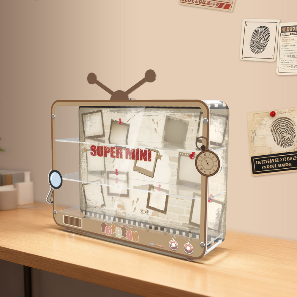 Acrylic Display Case for POP MART® Detective Conan “Super Mini Figure“   (Model Not Included)