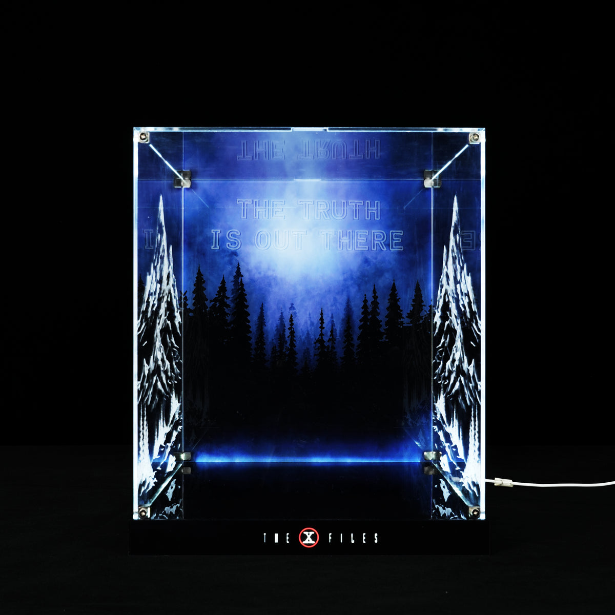 LED Light Acrylic Display Case for Ideas 21369 The X-Files (LEGO® Set Not Included)