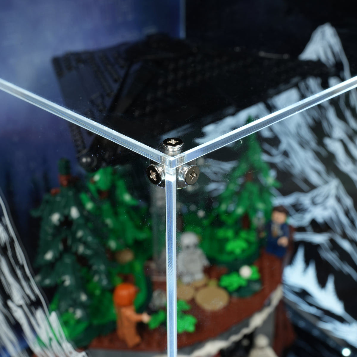 LED Light Acrylic Display Case for Ideas 21369 The X-Files (LEGO® Set Not Included)